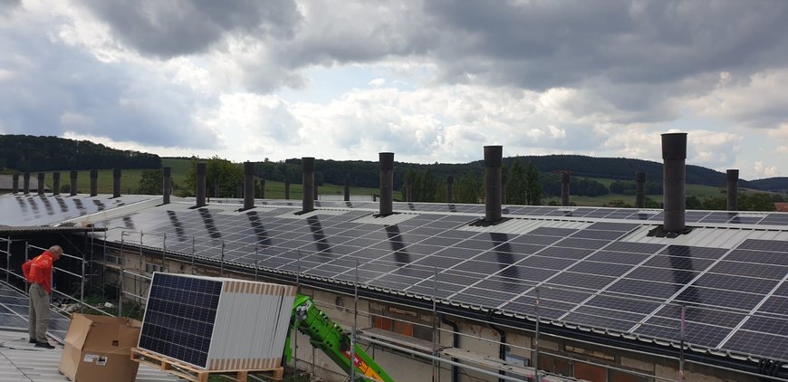 Remda, Germany Reference Project - a 2MWp commercial PV rooftop project